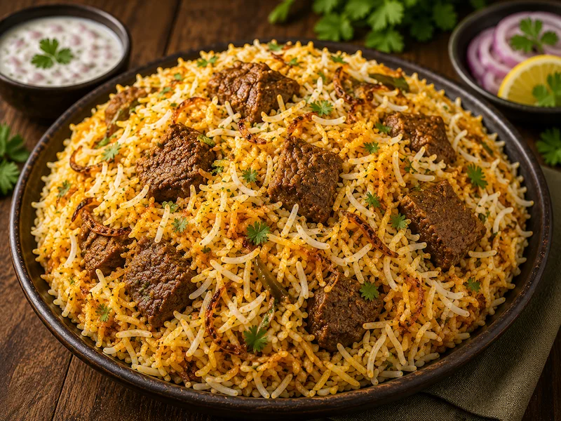 Biryani de Carne